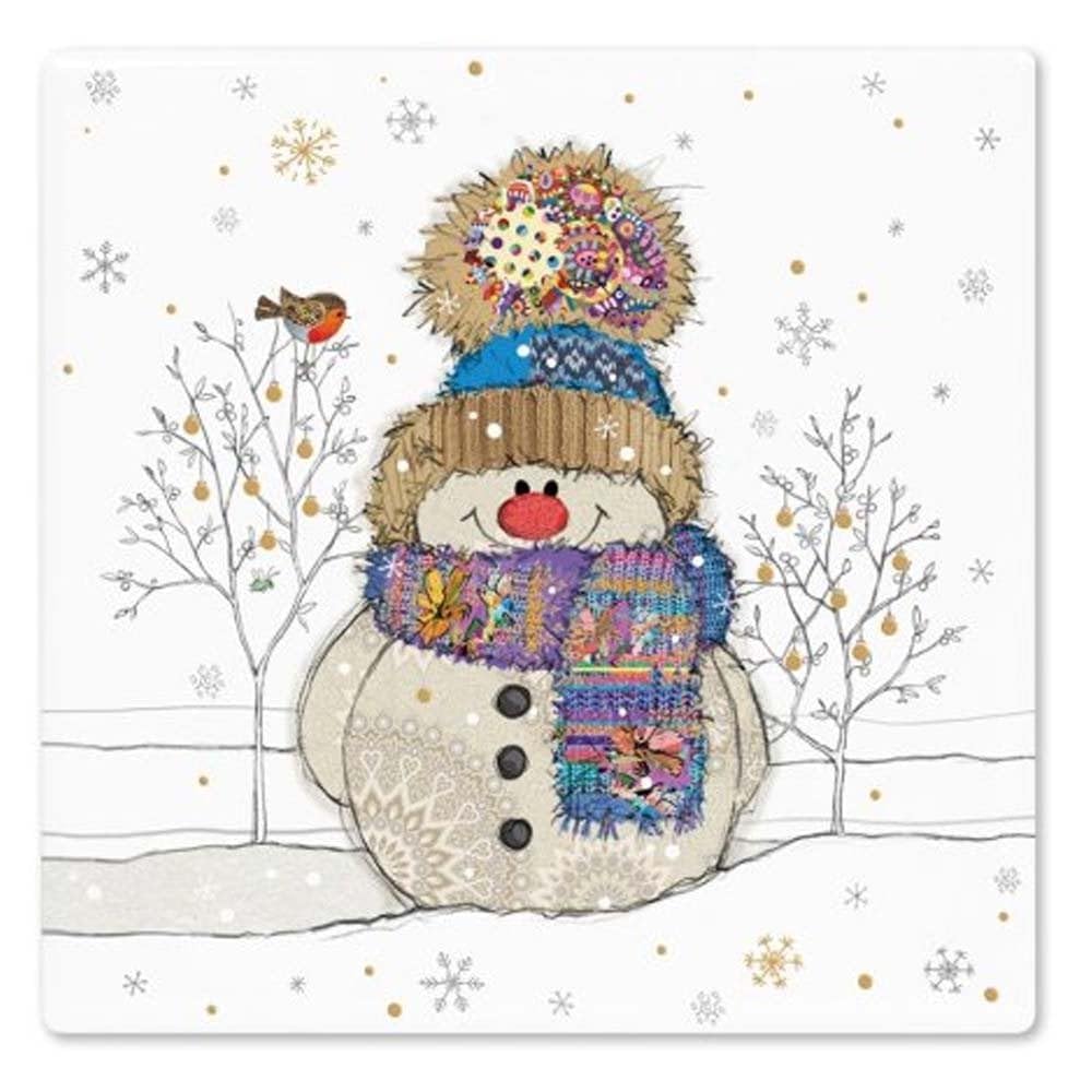 Lesser & Pavey Bug Art Xmas Coaster