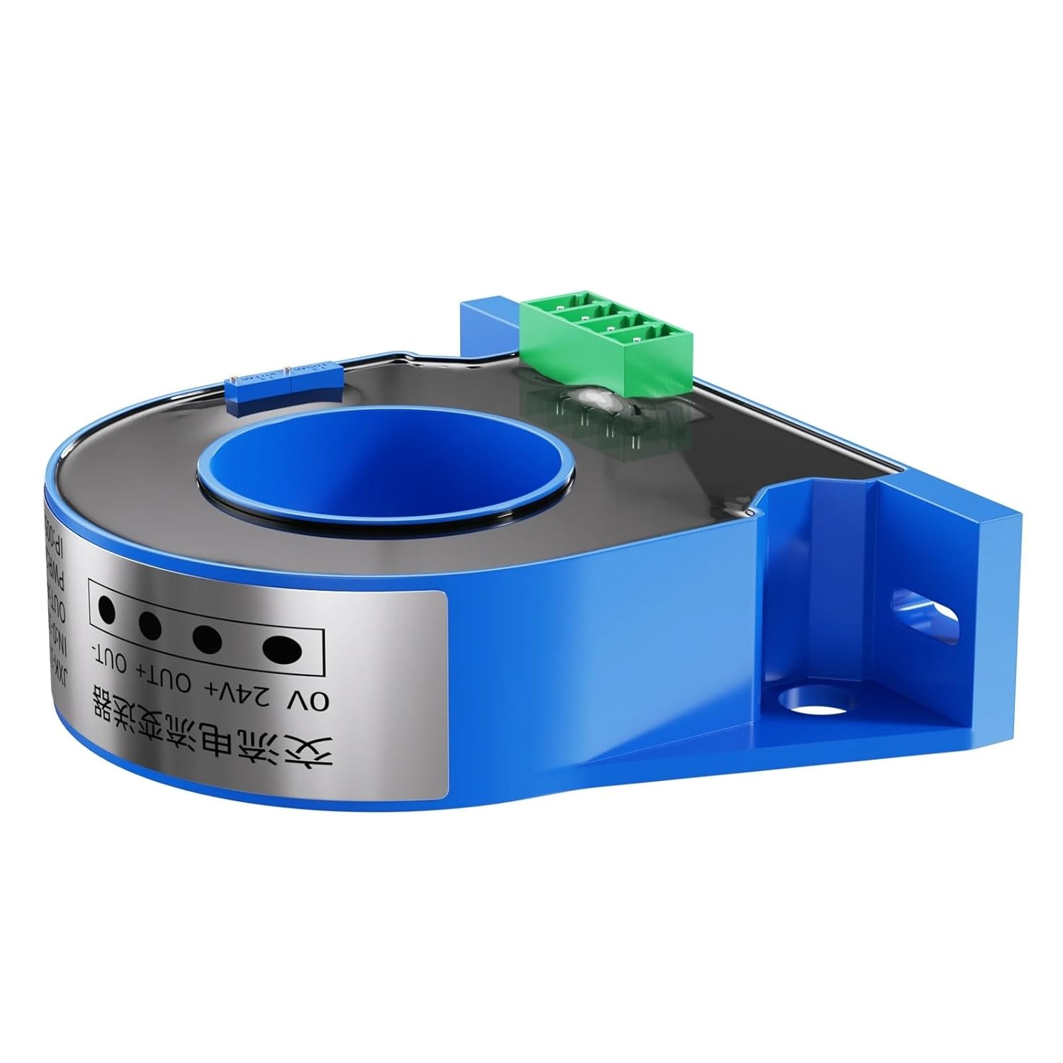 Hall Effect Current Sensor 0-5V AC CT 1000A Split Core Transmitter DC Transducer 1Pcs(AC 0-100A,20mm Hole)