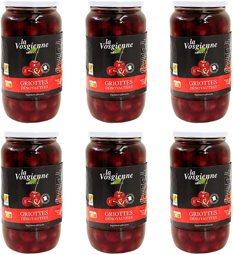 【6個セット】グリオットチェリー（サワーチェリー） シロップ漬け MASISON LOISY 950g（固形量500g）&times;6（5.7