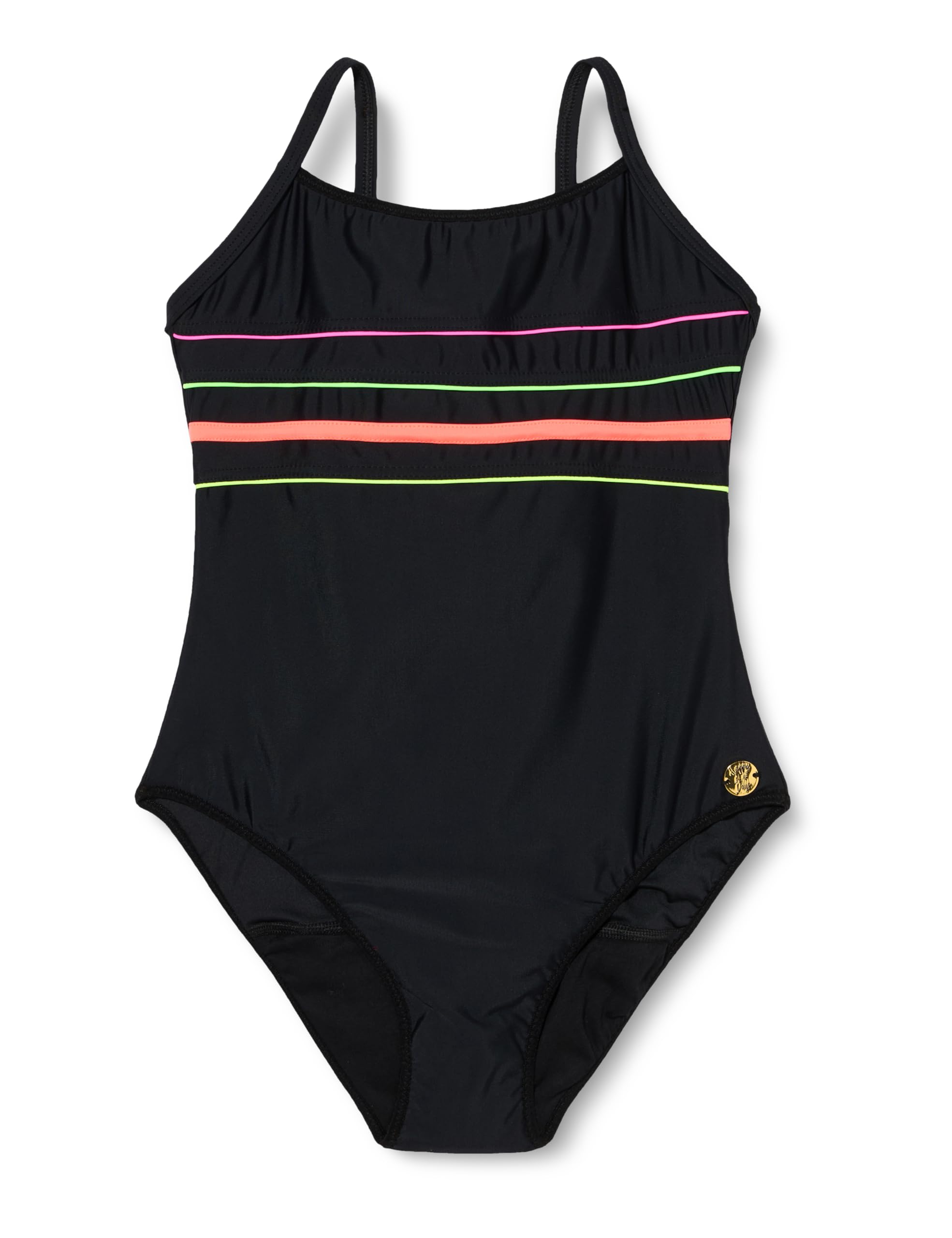 Haute pression Coli Menstruel Flux Léger/Moyen C01 T12a Traje de baño de una Sola Pieza, Negro, 12-16 ANS para Niñas