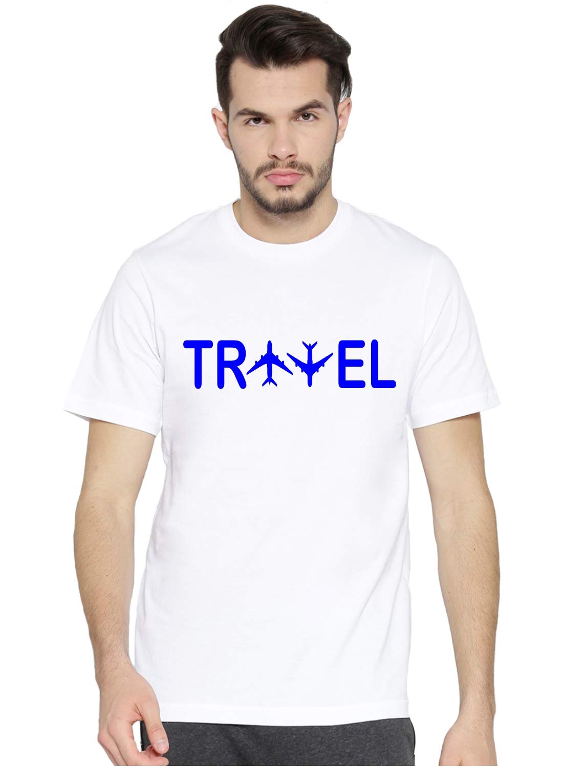 First RowGraphic Printed Tshirt for Men | Travel Tshirt | Inspiring Quoted Travel Tshirt | Half Sleeve Tshirt | 100% Cotton Tshirt