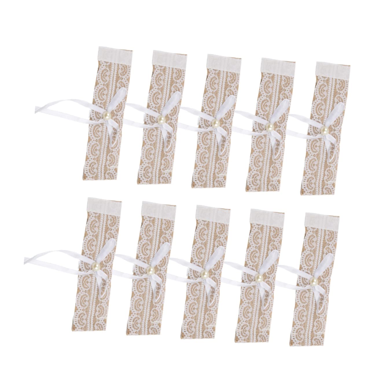 Abaodam 30stücke Lace Napkin Flachs Hochzeitsdeko Für Festlichkeiten Romantische Tischdekoration Für Partys Und Tägliche Nutzung