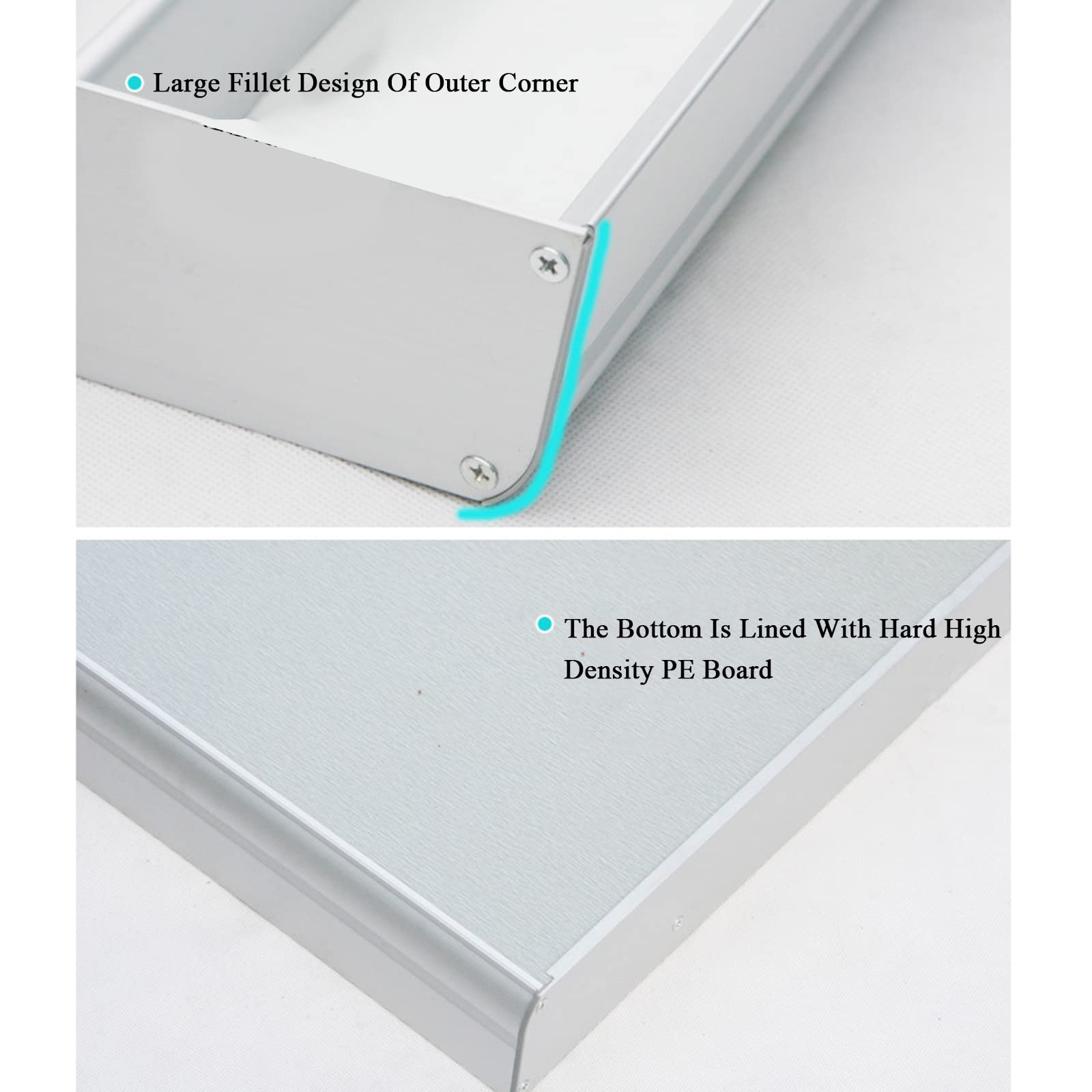Bandeja para cubiertos Organizador de cajones grande Bandeja para cubiertos Caja de inserción de cajón con compartimentos Soporte para utensilios para el hogar Accesorios de cocina Caja de cubiertos