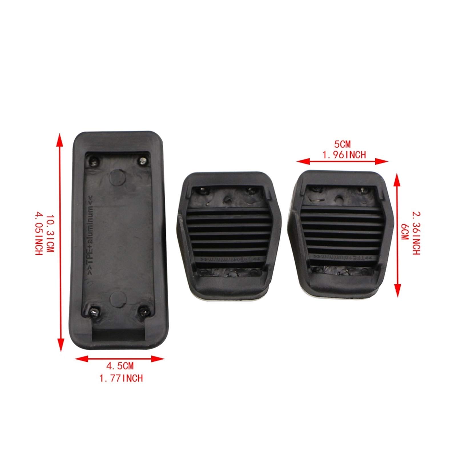 Pedali Auto,Pedaliera Auto Coperture Uso adatto per Pedali Automobilistici Inox Uso adatto per Ford Focus 2 3 4 MK2 MK3 MK4 KUGA ESCAUS RS ST 2005-2020 Frizione Gas Brake Pedal Set Pads(AT With Rest)