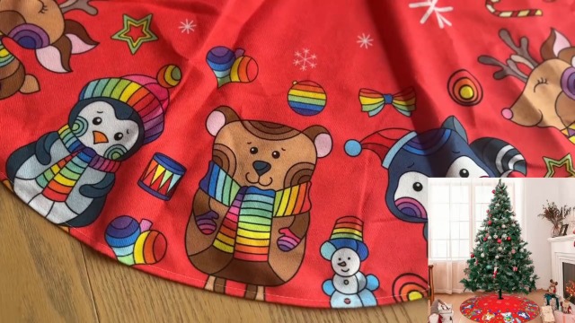 その他 p Amazon.com: Sport Baseball Print Christmas Tree Skirt Funny Tree