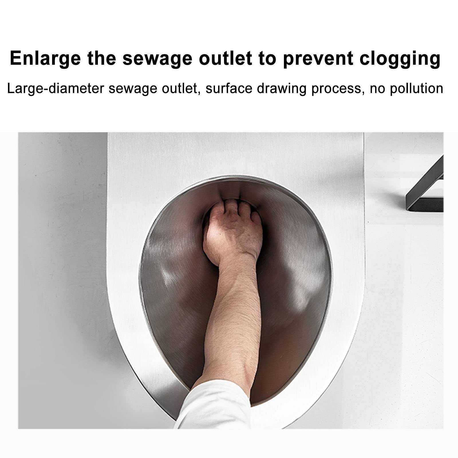 Hocheffiziente, Wassersparende Toilette Mit Intelligenter Sensorik, Badezimmertoilette Aus Edelstahl 304, Kommerzielle Toilette Mit Doppelspülung Und Siphon, Be,Abs Induction Valve