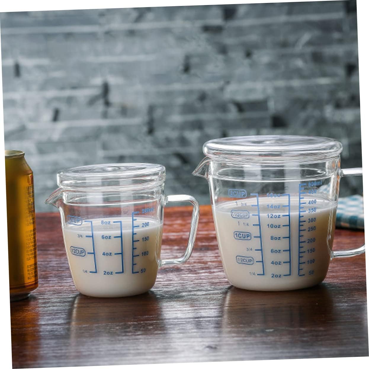 COLLBATH Heat Resistant Glass Measuring Cup 250ml Measuring Cup Scale Kitchen Tool for Cooking