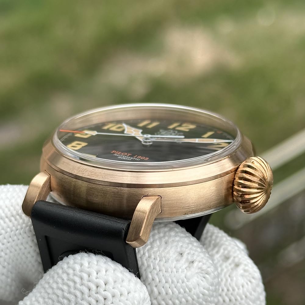 STEELDIVE NH35 Pilot 1903S - Reloj mecánico automático para hombre
