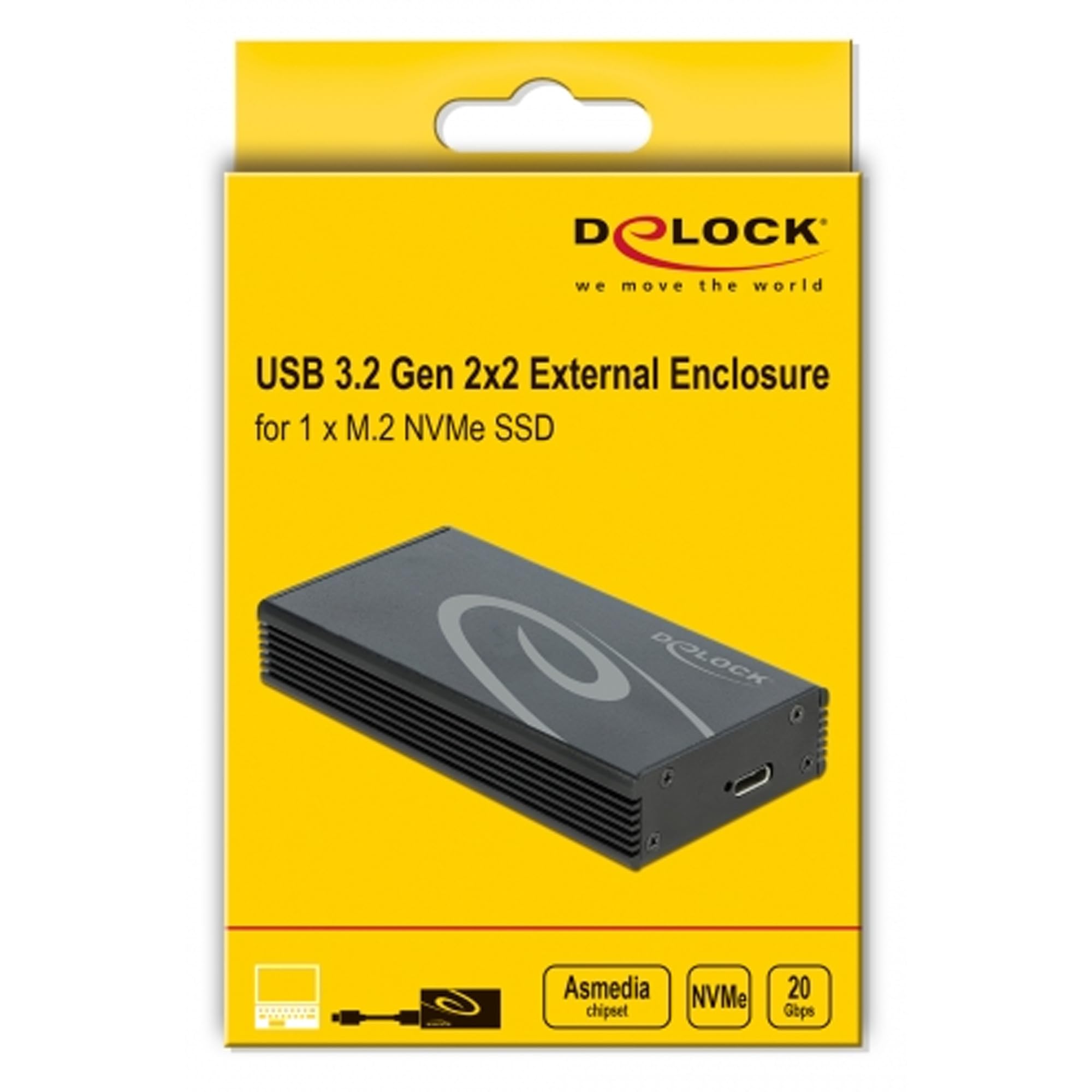 Amazon.co.jp: Delock 外部エンクロージャ M.2 NVMe PCIe SSD用