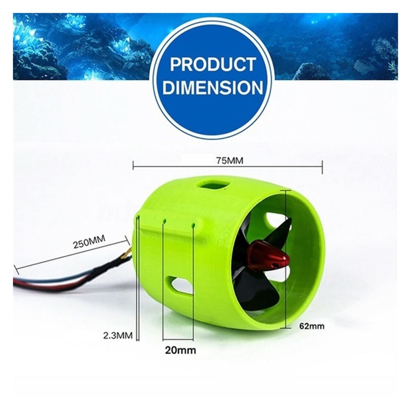 水中スラスターセット Amazon.co.jp: 電動水中シースクーター 12-24V DIY 船モデル水中