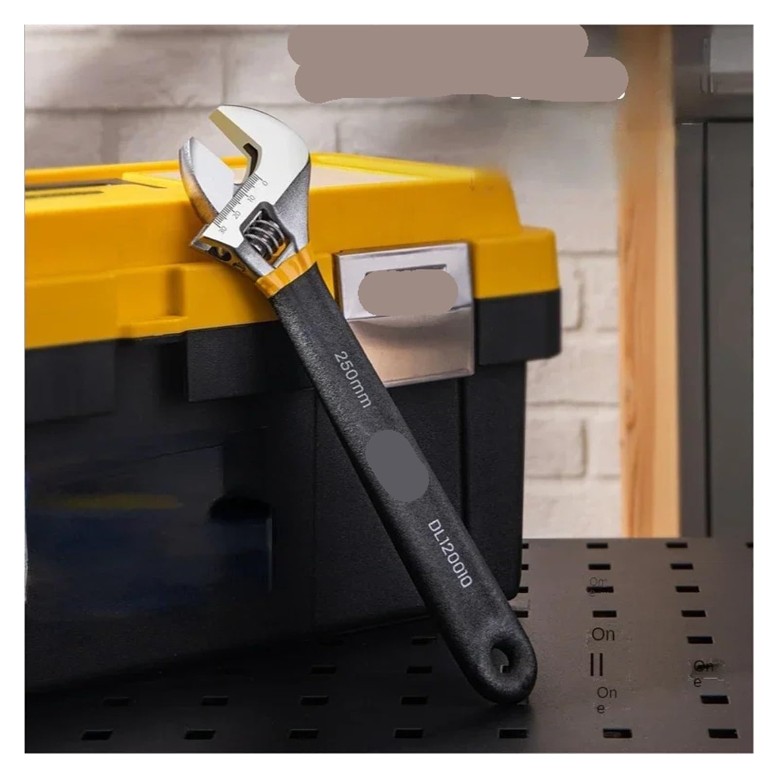 Llave inglesa universal de 6/8/10/12 pulgadas con mango goma antideslizante | 12-Inch