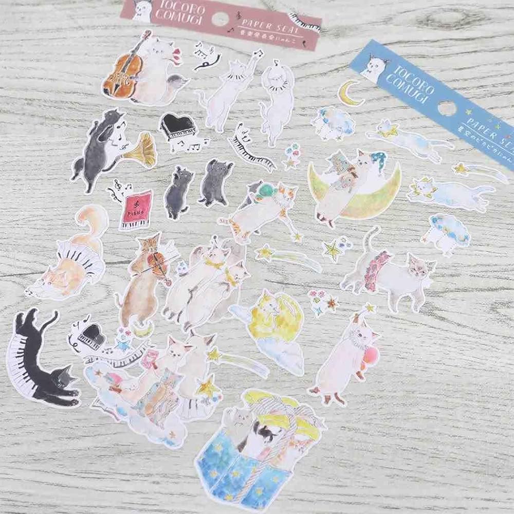 Amazon | トコロコムギ コムギアニマル ペーパーシール 【星