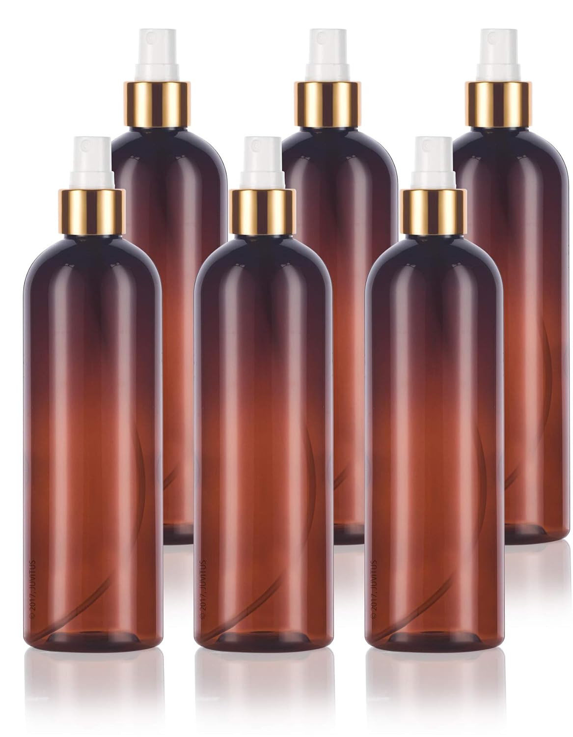 Buy 12 oz Amber Slim Tall Boston Round Plastic PET Bottle (BPA Free