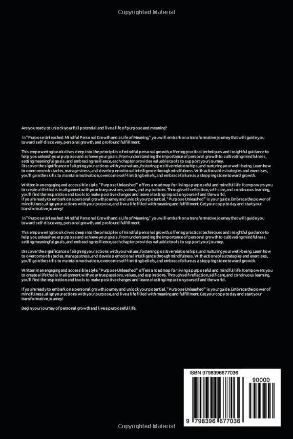 Vista 2 de Purpose Unleashed Mindful Personal Growth and a Life of Meaning