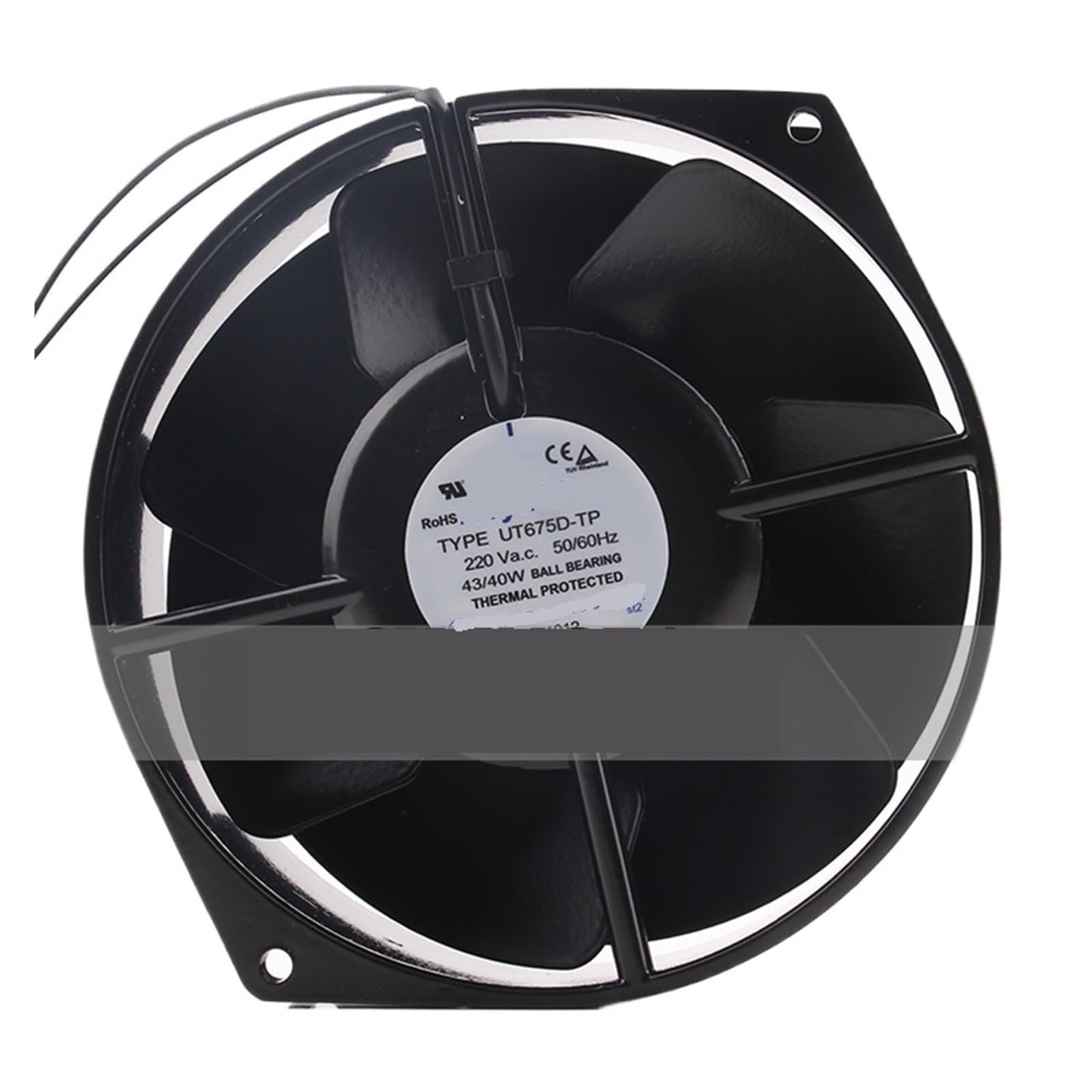 PEQYUACTE UT675D-TP 175X150X55MM 220V 43/40W 2-Wire Cooling Fan