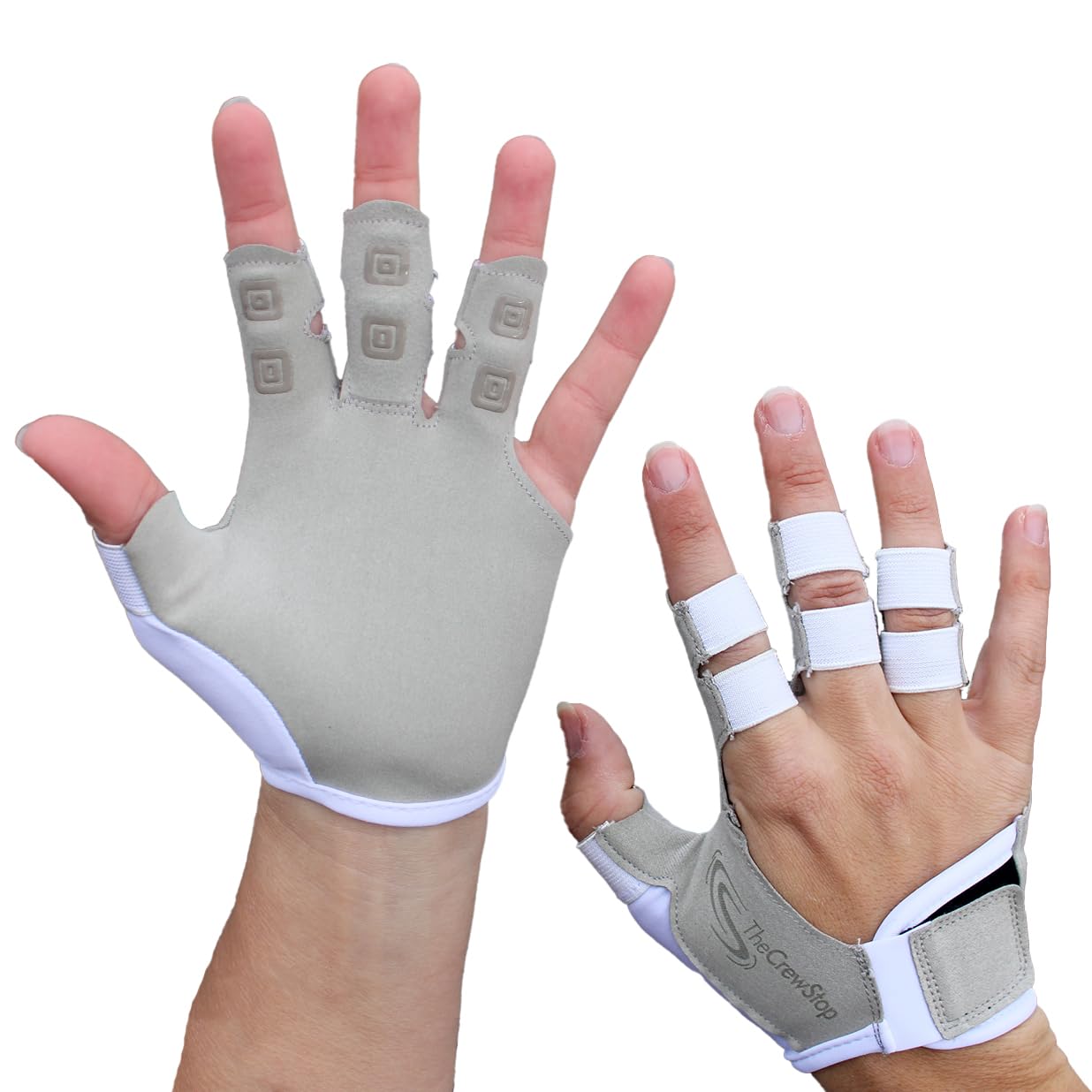 Sweeps - Rowing Gloves for Sweep Rowing, Indoor Rowing, Kayaking, Canoeing, SUP, Watersports - Lightweight, Breathable, Open Back, Snug Fit, Silicone Grip, Quick Drying