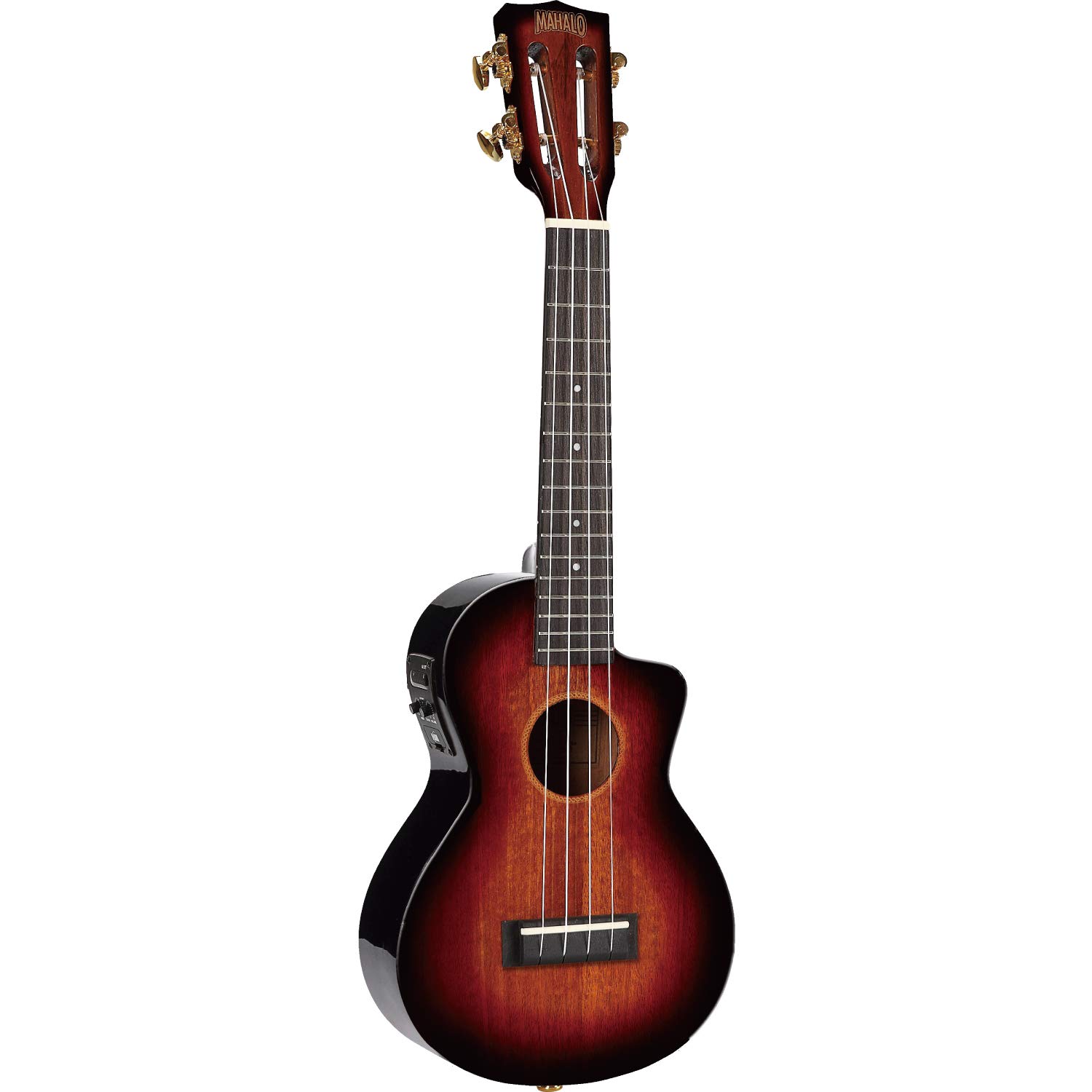Mahalo MJ2CE-3TS Semi Electro Cutway Ukulele Pack