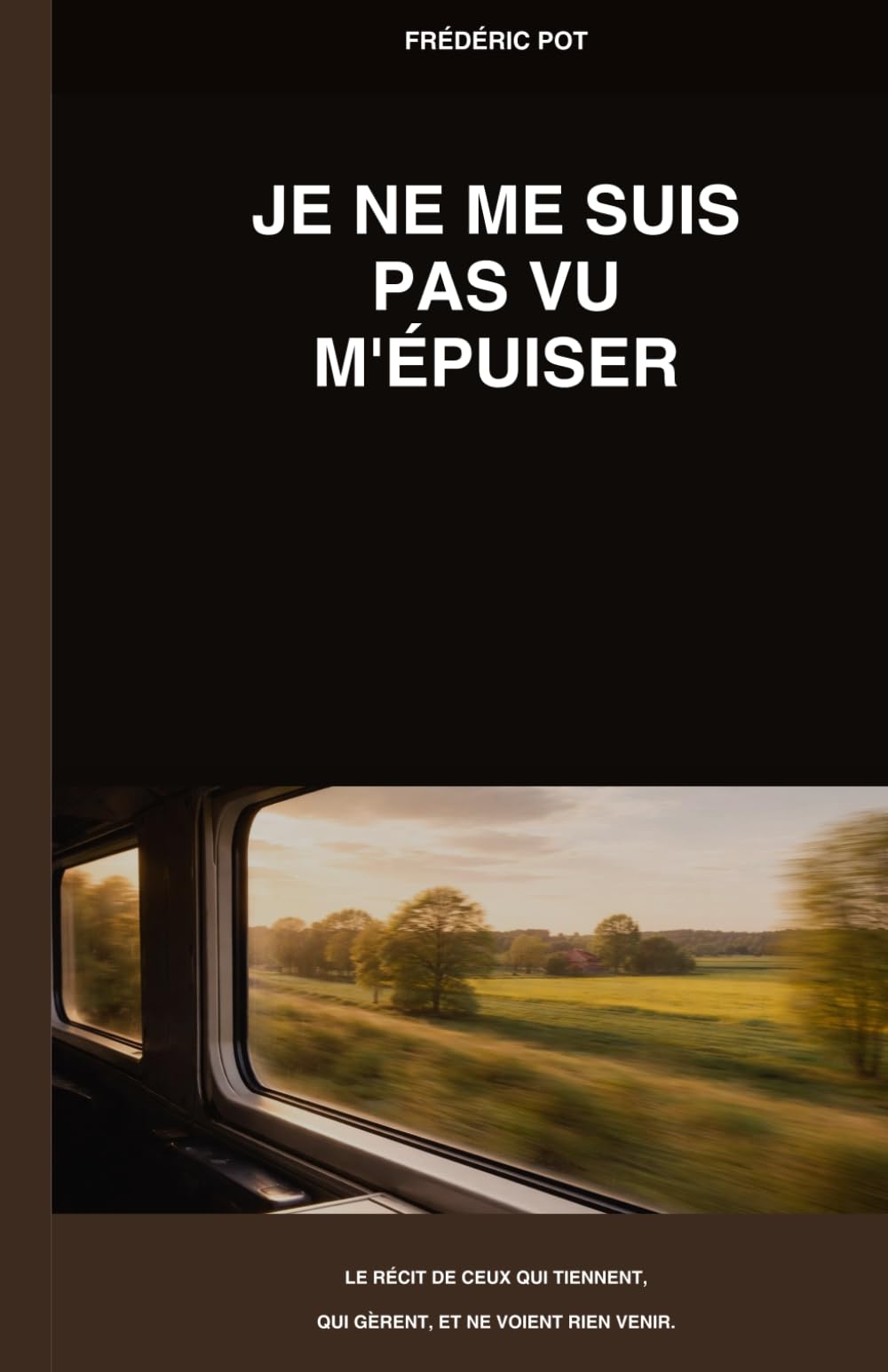 Je ne me suis pas vu m'épuiser: Le récit de ceux qui tiennent, qui gèrent, et ne voient rien venir.