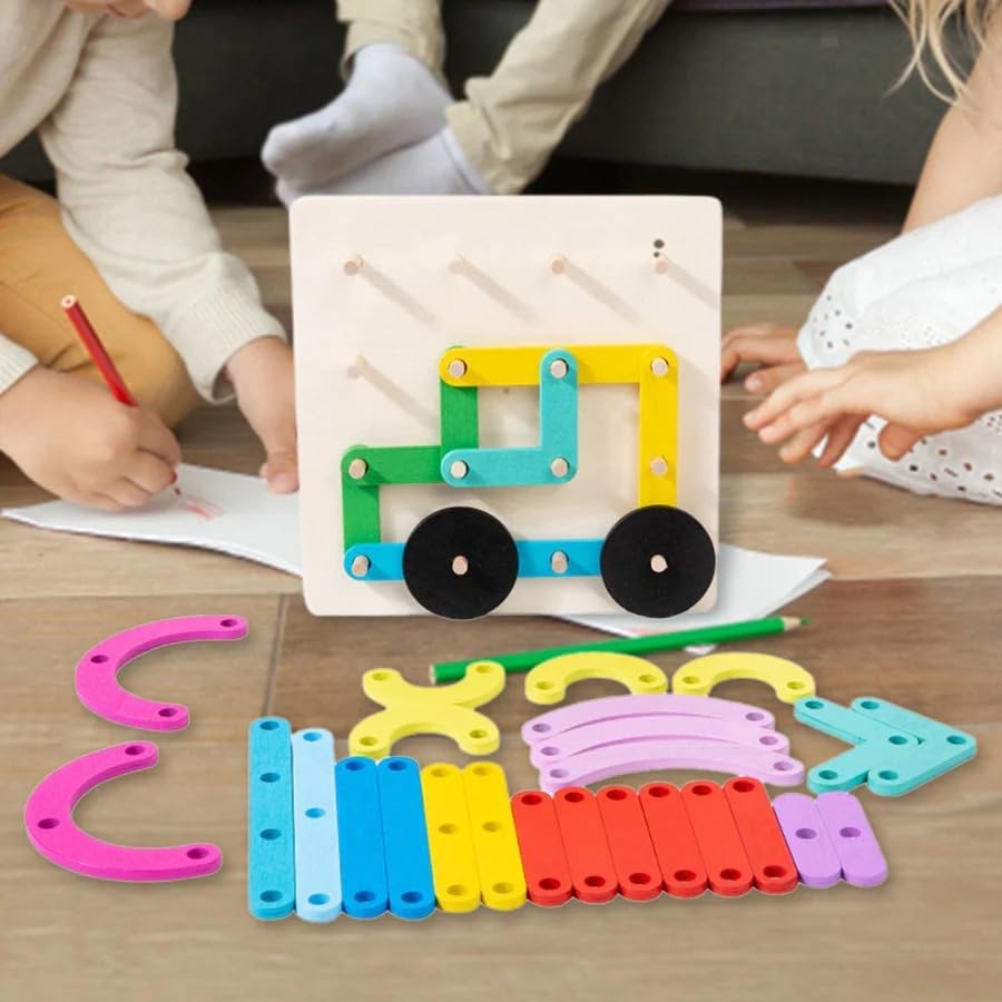 Tiny Toys Wooden Puzzle Toys for Kids 3+ Years Wooden Alphabets Construction Puzzle Toys for Kids 3 to 5 Years| Great Tool for Teaching Letters, Numbers & Common Shapes (Alphanumeric Puzzle) (B0CP49WQKL) Amazon Price History, Amazon Price Tracker