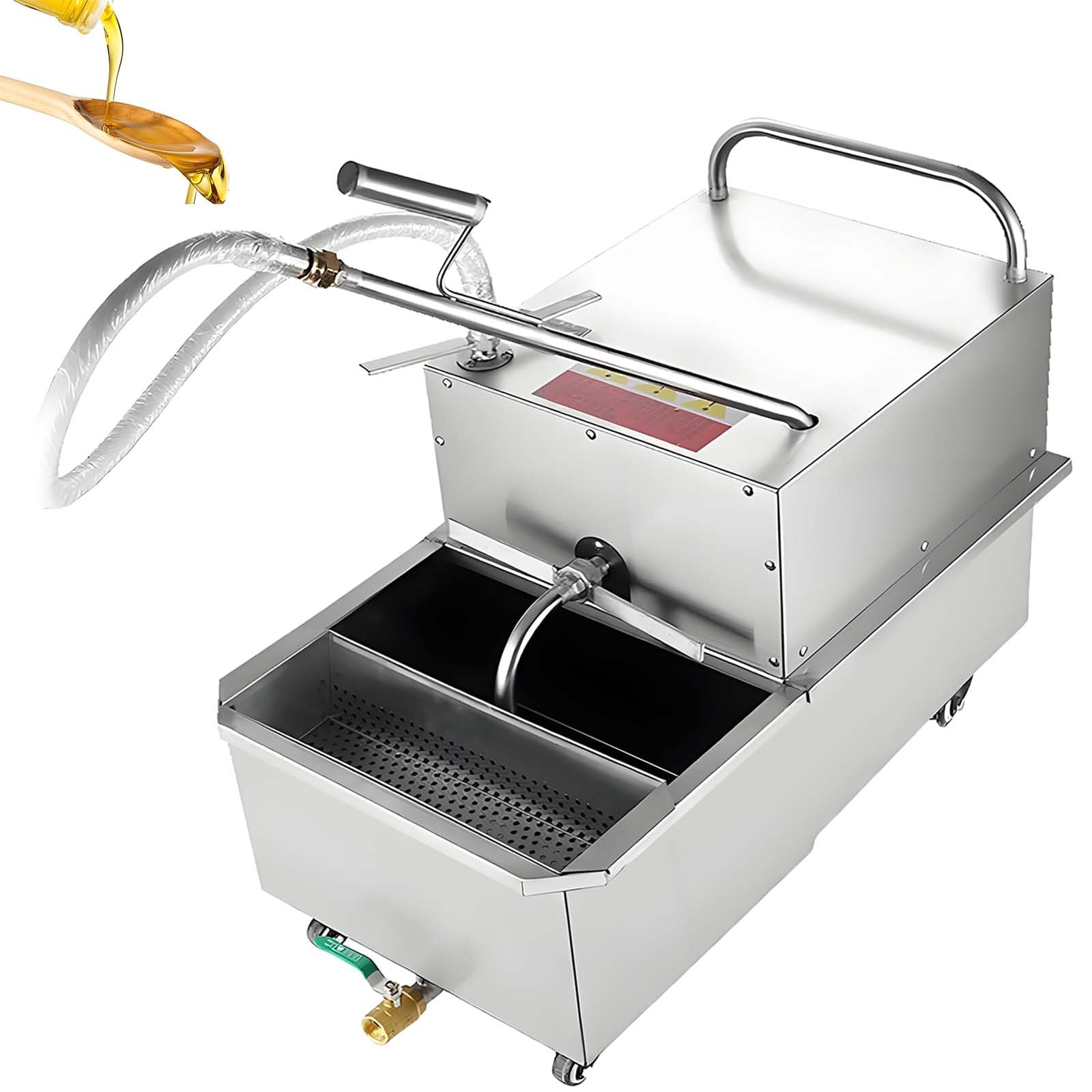 Máquina Filtro Aceite Freidora,Máquina Filtración Aceite Freidora 48L