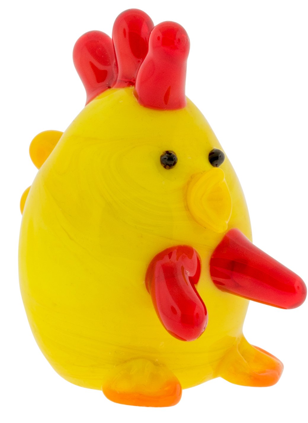 Miniature Glass Chick Figurine Curio Gift