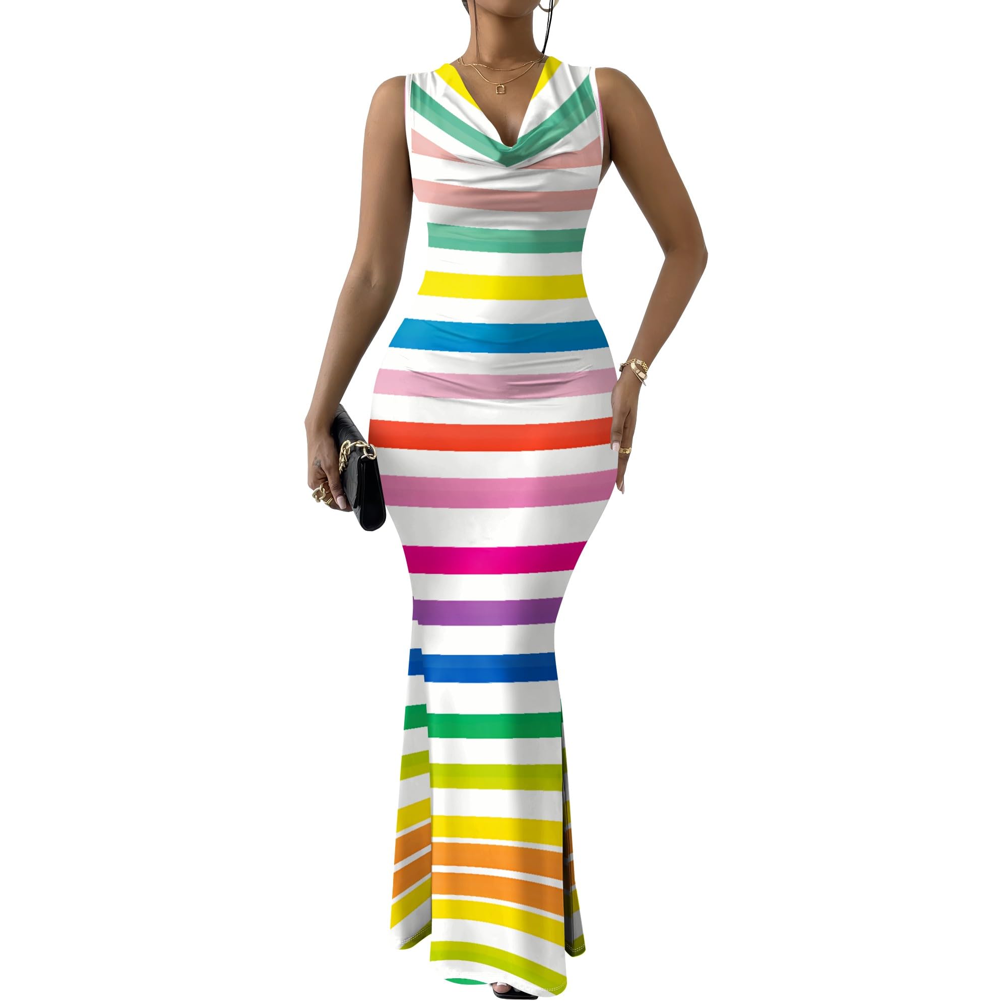 Women Summer Fashion Sexy Dress Casual Sleeveless Bodycon Sundress Elegant Pencil Curve Party Evening Dresses