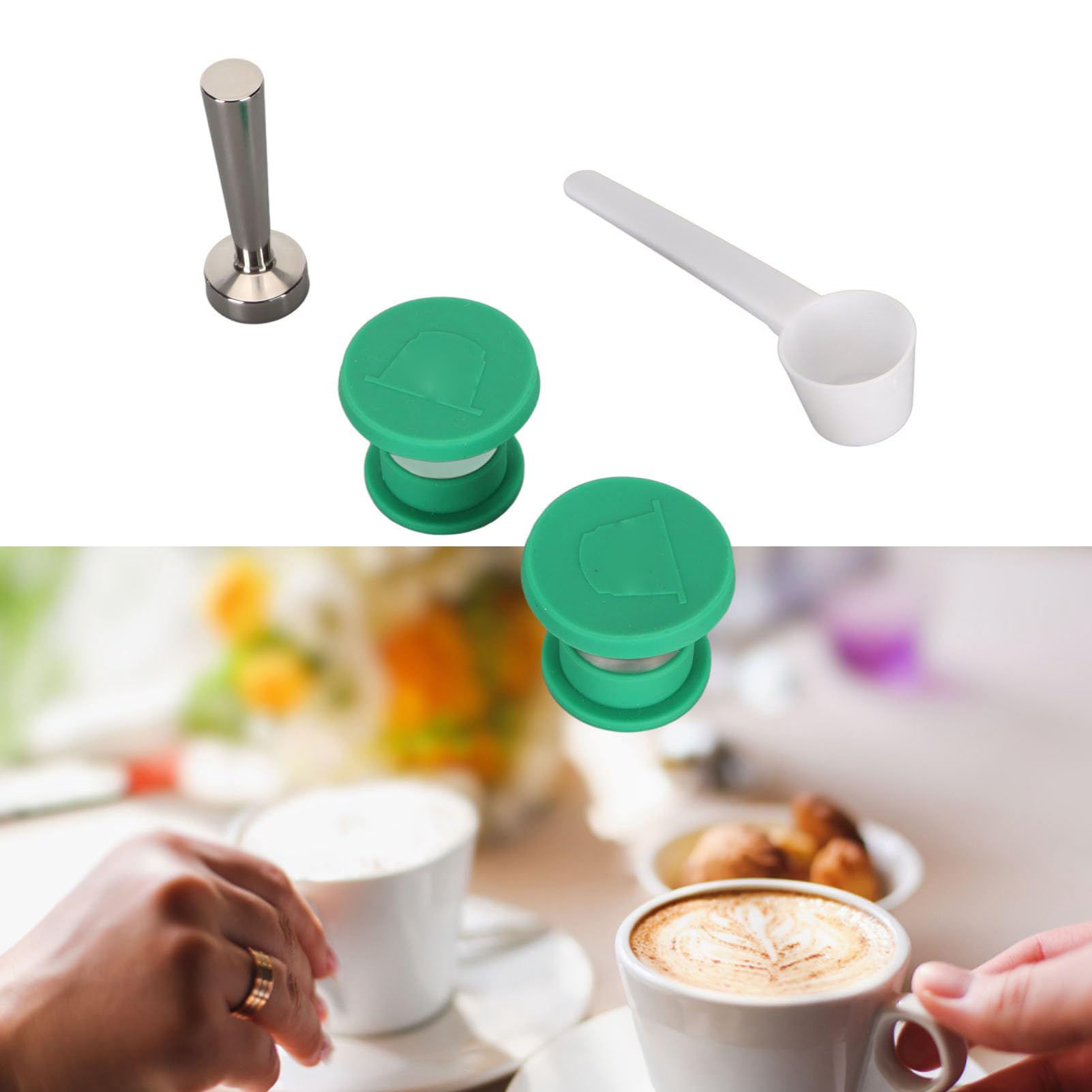 Cápsula de café Recargable, Cápsula de café Reutilizable de Acero Inoxidable para