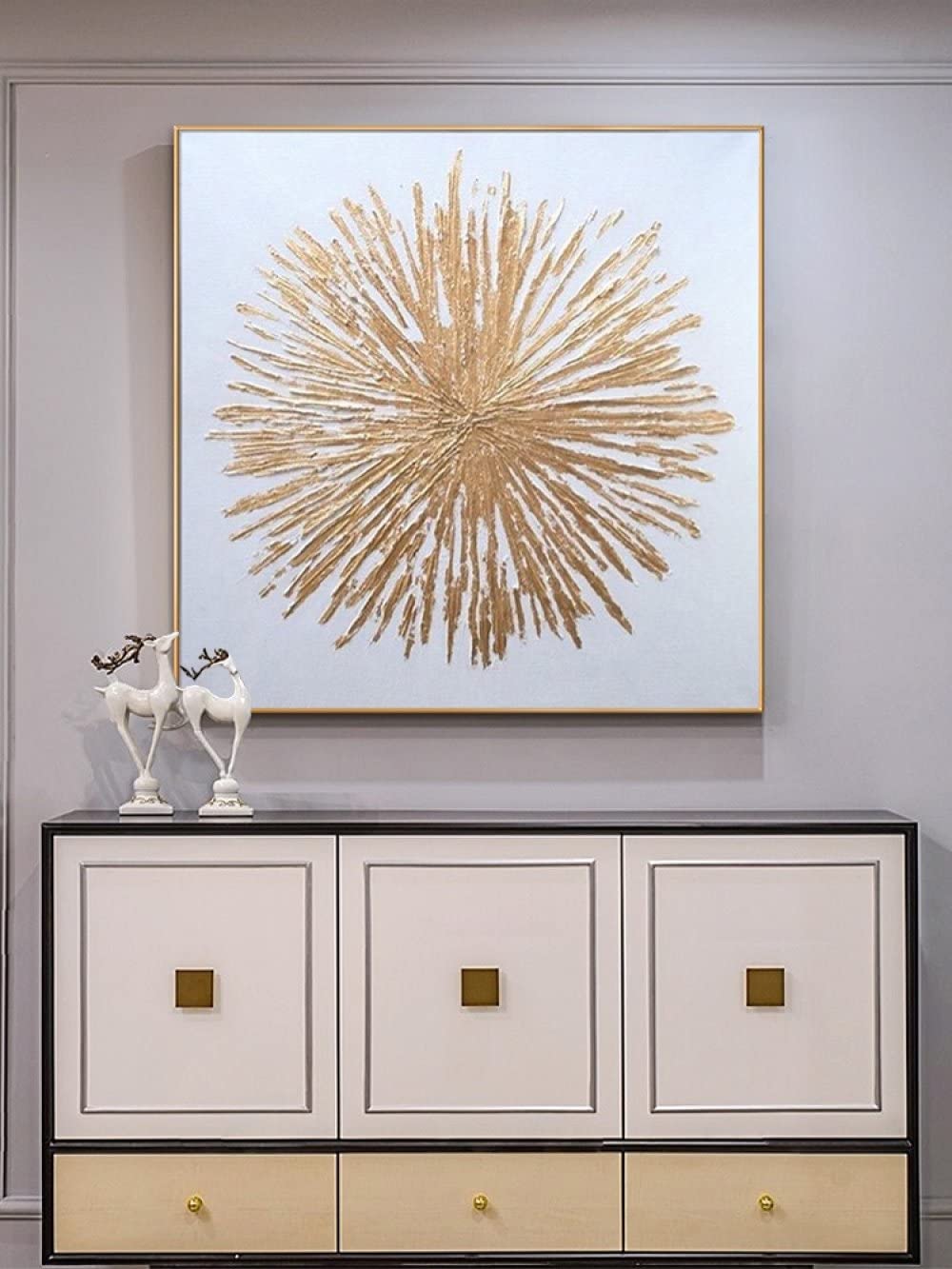Tableau abstrait extravagant et drôle pour sublimer votre séjour postmoderne