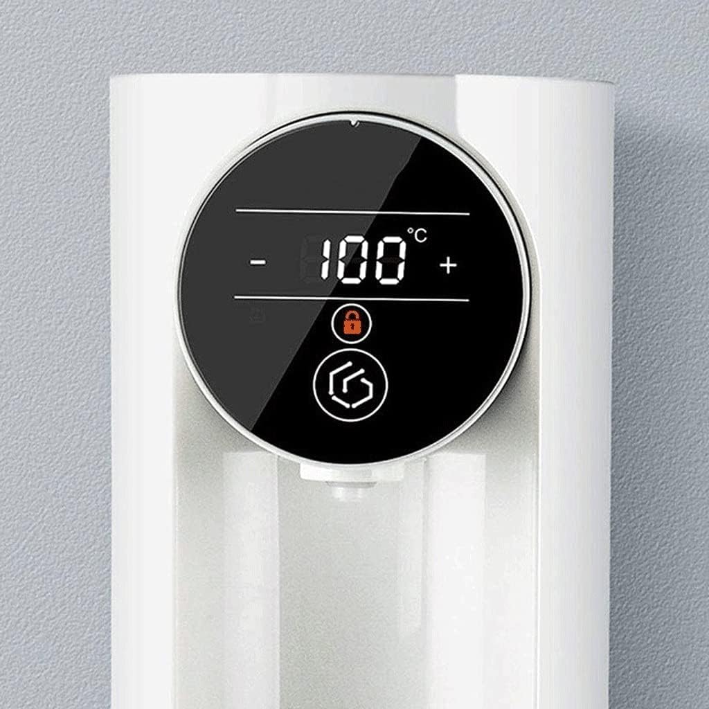 Bouilloire électrique en acier inoxydable avec protection anti-arrêt automatique.