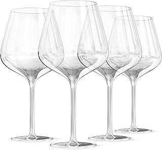 Wide & Oversized Wine Glass Set | 920ml (31 oz) | Luxury Wine Glass Set of 4