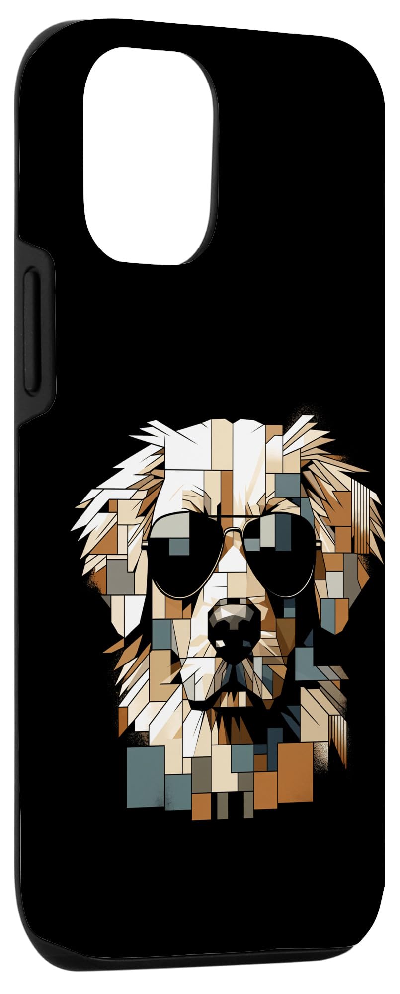 Amazon.co.jp: iPhone 13 クールゴールデンレトリバー犬 キュービズム