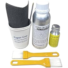 Professional Grade 2 Part Marine Adhesive Kit, Marine-Grade with Application Tools Good for All HYPALON Inflatable Boats, Rafts, Dinghies, Kayaks, SUPs 280g - 2 Part HYPALON Adhesive Kit