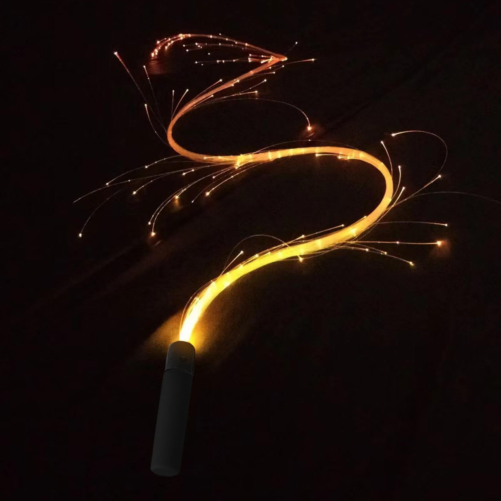 Frusta da ballo a LED | per danza rotanti a 360 gradi | con 4 modalità di illuminazione variabili, fruste ricaricabili a batteria per concerti