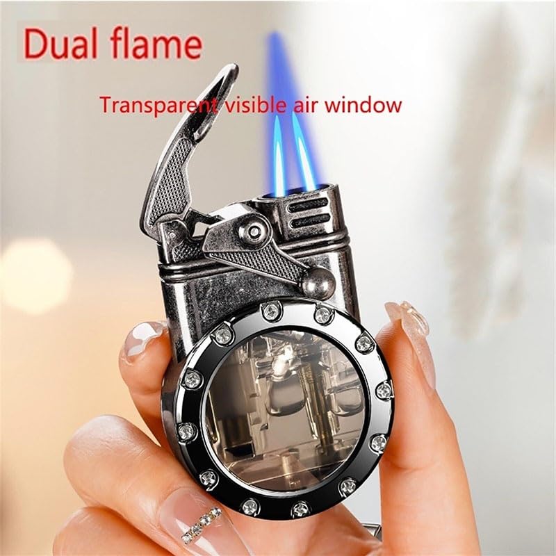 Encendedor Vintage Butano Doble Llama Pack x2 miniatura 3