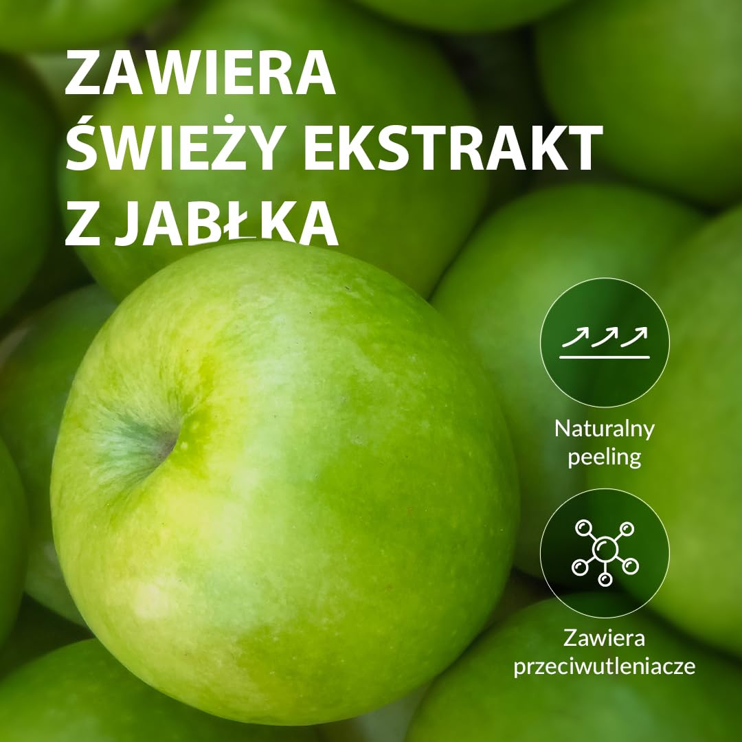 [MIZON] APPLE SMOOTHIE PEELING GEL (120 ml) koreańska pielęgnacja skóry, żel złuszczający z ekstraktem z jabłka, zmiękcza i ujędrnia, korekcja odcienia skóry, nawilżenie, kontrola sebum