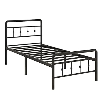 Amazon.com: Nailsong 18 Inch Tall Twin Bed Frames with