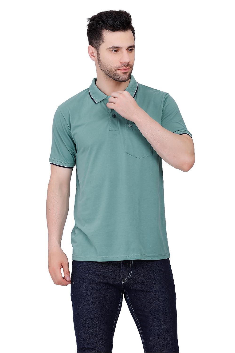 array Men's Polo Tshirt SEA-Green-picture-0
