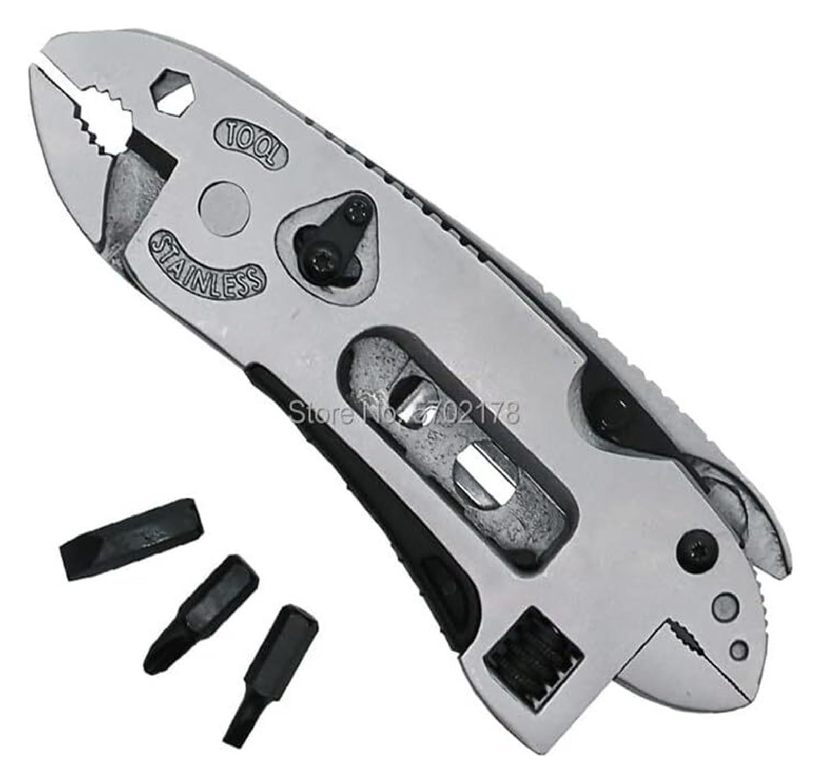 Clé à molette, pince, tournevis de poche, kit de réparation, clé à mâchoire, outils multifonctions de survie, mini clé à molette professionnelle
