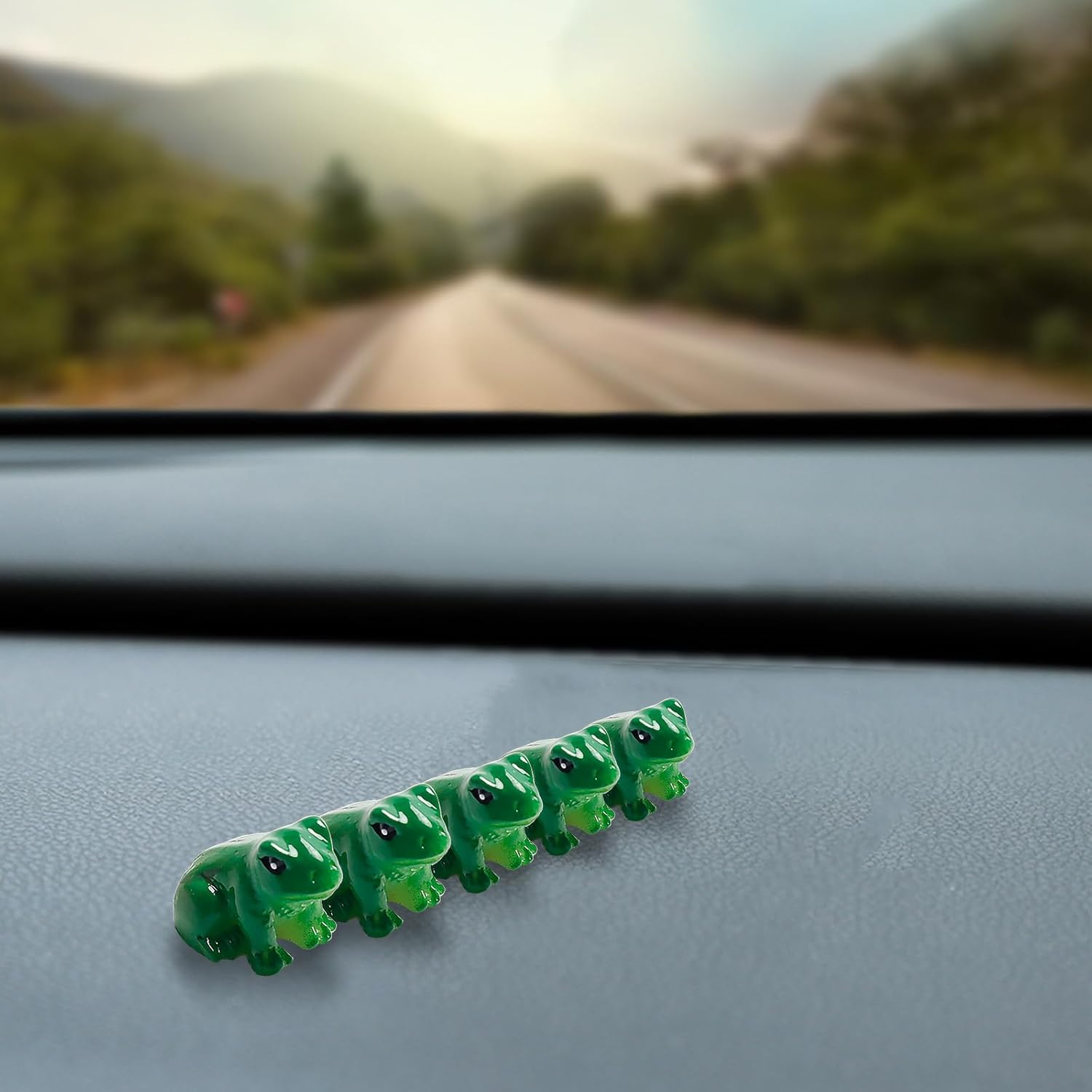 Exasinine 50 Pcs Mini Frogs Resin Green Frog Miniature Figurines Animals Model Fairy Garden Miniature Moss Landscape DIY Terrarium Crafts Ornament Accessories for Home Décor(B) - Image 5