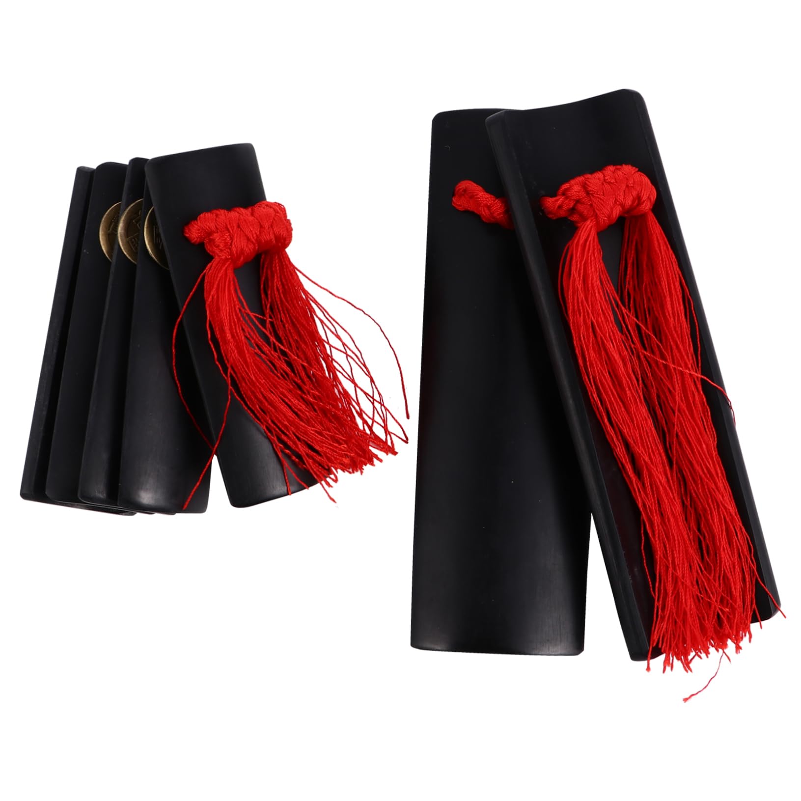 HANABASS Safe Material Hand Chinese Instrument for Boys and Girls Traditional Kuaiban Smooth Finish