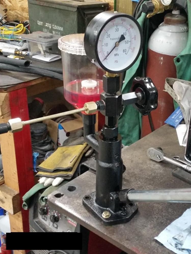 Tester for ugelli iniettori di carburante con strumento riparazione for tester pressione Common Rail a doppia scala for trattori automobili Per principianti - Fai da te