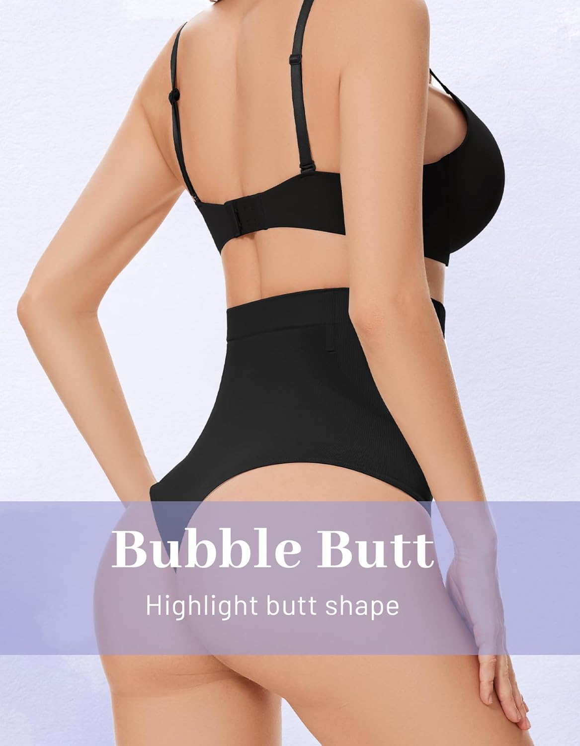 YADIFEN Tummy Control Thong Shapewear for Women High Waist Body Shaper Briefs Seamless Thong Shapewear for Women - Image 2