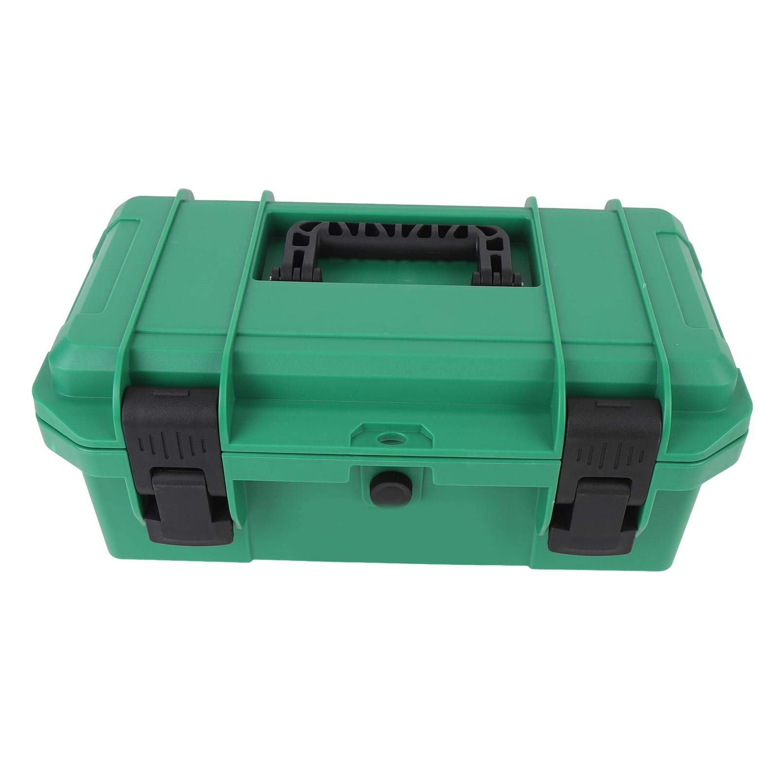 Wasserfeste tragbare Werkzeugkasten Universal Small Utility Vehicle Toolbox mit abnehmbaren Innenschalen haltbarer PP -Material für ATV -UTV -Traktoren 14 x 7 x 6 Zoll
