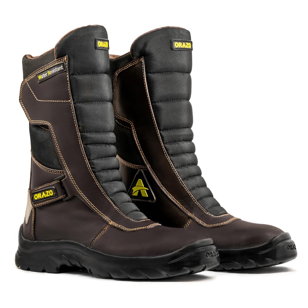 ORAZO IBIS TRAIL - Water-Resistant - CE Certified - EN13634:2017 - Level 2,2,2,1 - Bike Riding Boots (Cocoa, 10)-image-20