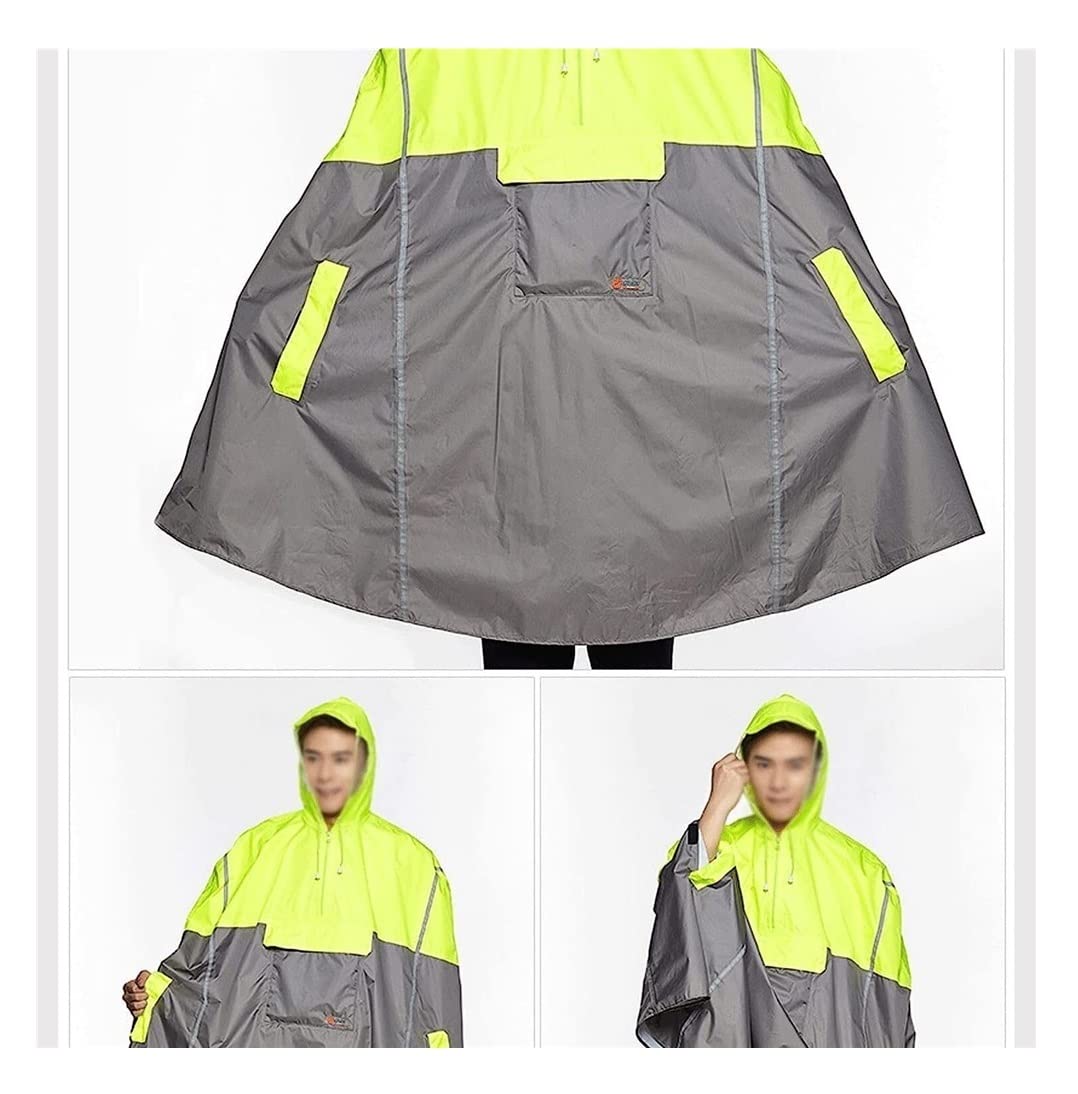 IRYZE Impermeabile Poncho Impermeabili Giacca da Ciclismo per Uomo Donna Adulti Parapioggia Pesca Arrampicata Impermeabile Poncho Impermeabile (Color : Blue, Size : One Size)