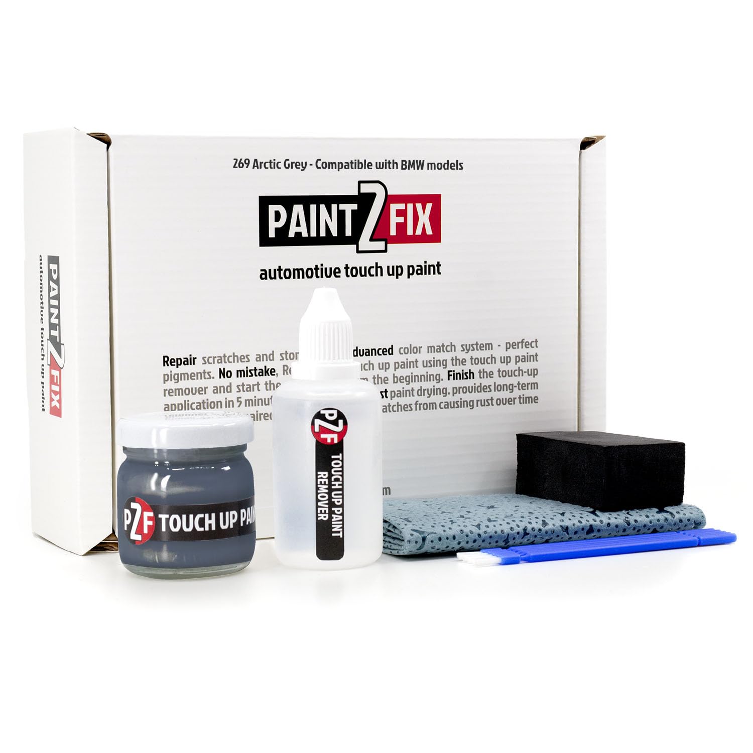 スペシャルBOX セット Amazon.com: 269 Arctic Grey Touch Up Paint Kit for BMW 2.53 fl oz