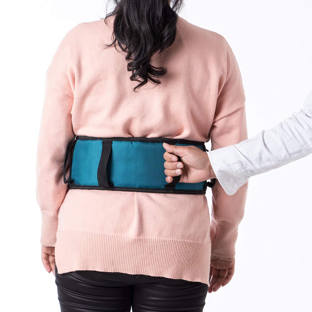 Gait Belt,Padded Transfer Belt With 4 Handles, Medical Transfer Strap, Elderly Assistant Safety Gate Belt, Patient Transfer Aid Assist Equipment For Bariatric, Pediatric,Handicap,Occupational&Physical