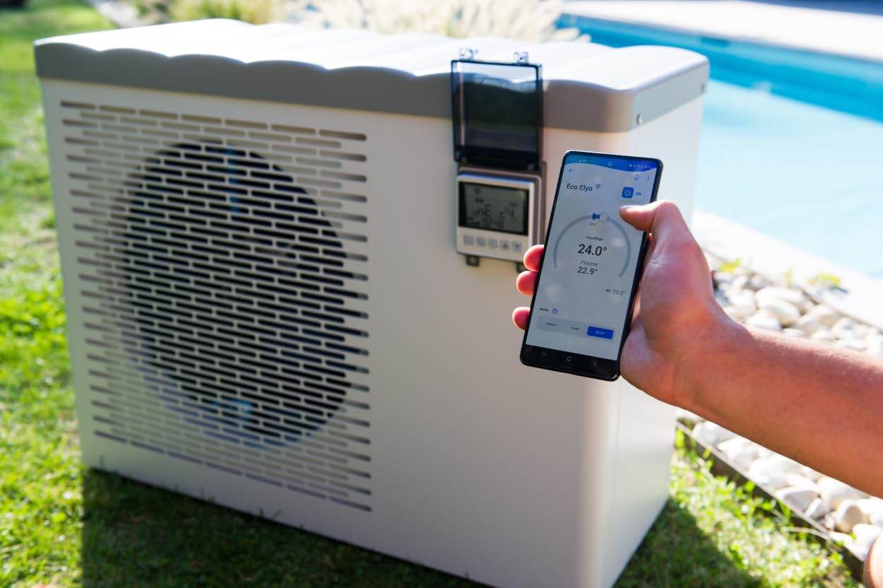 Eco Elyo - Pompa di calore per piscina - ECO Full Inverter, tecnologia intelligente, WIFI/APP, risparmio energetico e funzionamento silenzioso (13)