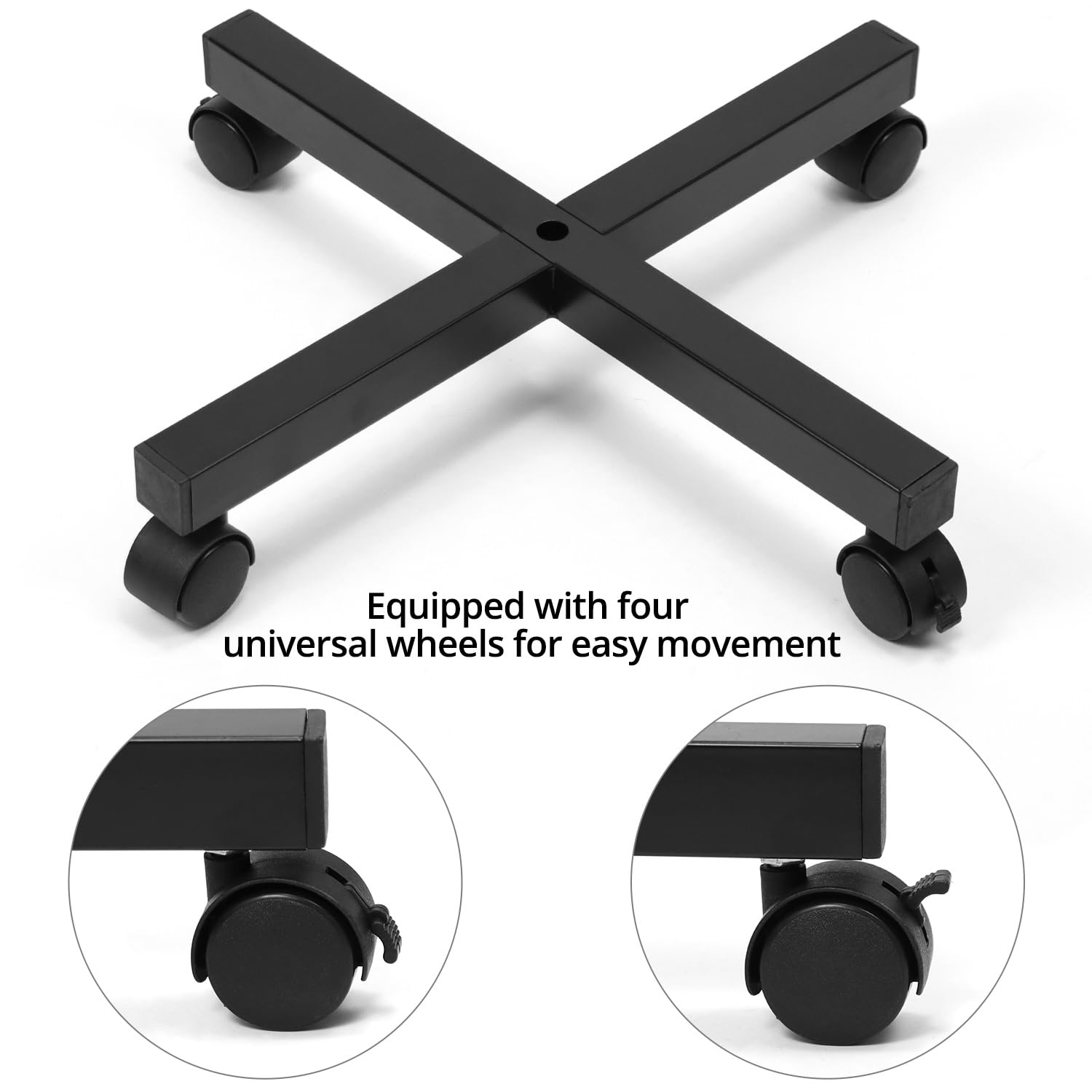 QWORK® 7 livelli espositore per articoli, espositore girevole in metallo, per cappelli, gioielli, calzini e sciarpe di seta, con ruote