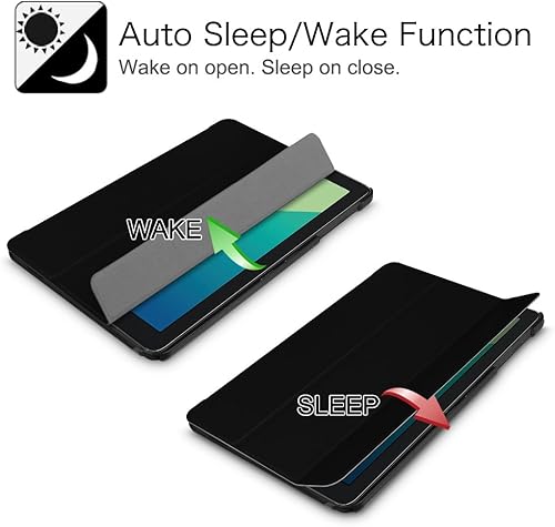 Miniatura 4 de Fintie Samsung Galaxy Tab A con S Pen fundaUltra ligeroCarcasa protectora delgada carcasa función atril Negro